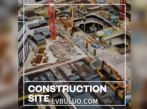 音效素材-394个建筑工地施工嘈杂机械工具环境音效 Construction Site