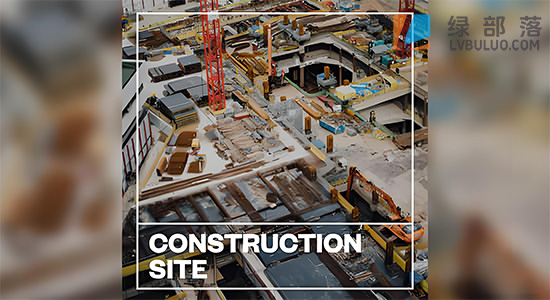 音效素材-394个建筑工地施工嘈杂机械工具环境音效 Construction Site