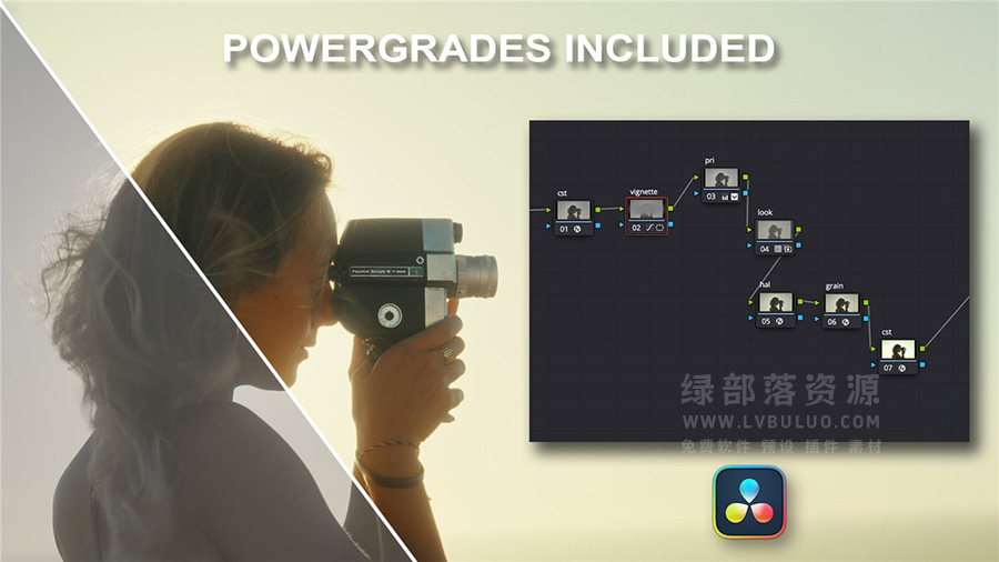 人文旅行风光电影级摄影调色预设+达芬奇节点 Defyne Media – Luca Epifany Filmic LUTs