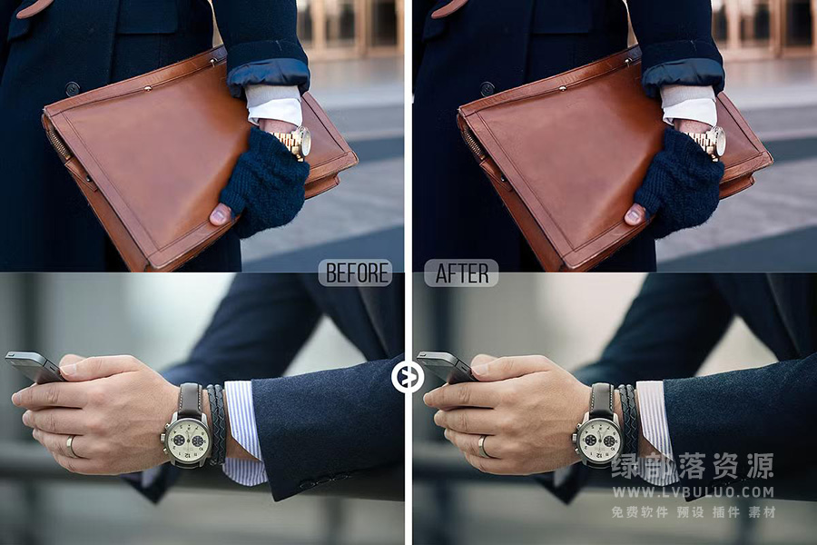 10个时尚优雅商务风视频照片调色LUT预设 Gentlemen Cinematic LUTs Pack