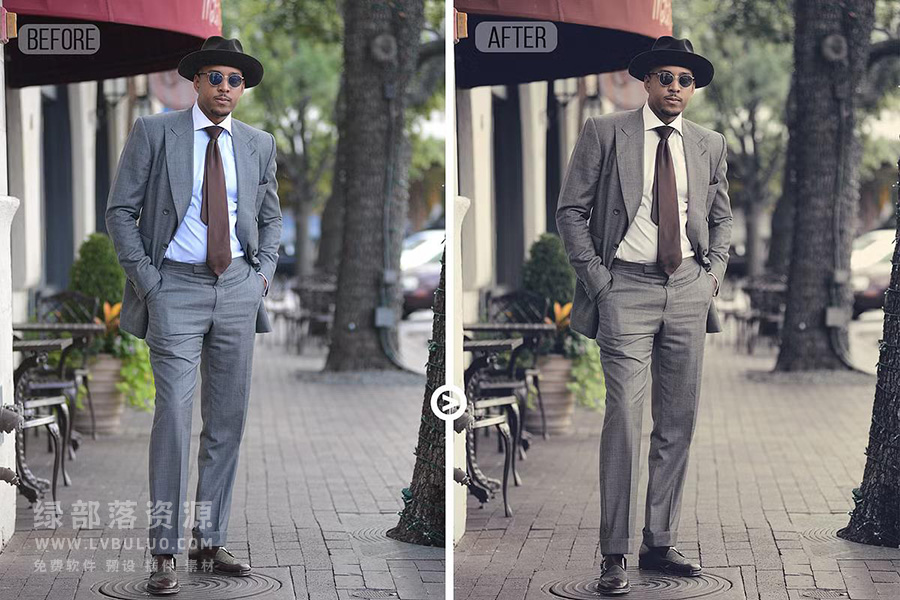 10个时尚优雅商务风视频照片调色LUT预设 Gentlemen Cinematic LUTs Pack