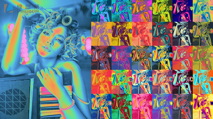 31个热成像效果视频照片调色LUT预设 Heat Maps Effects:Thermal LUTs | Thermal Looks