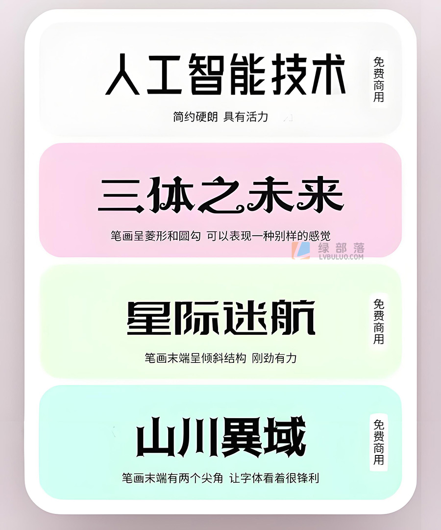 30款机甲未来科幻机器字体适用海报设计标题制作等创意