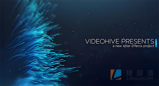 AE模板-大气电影感粒子线条文字标题片头开场动画