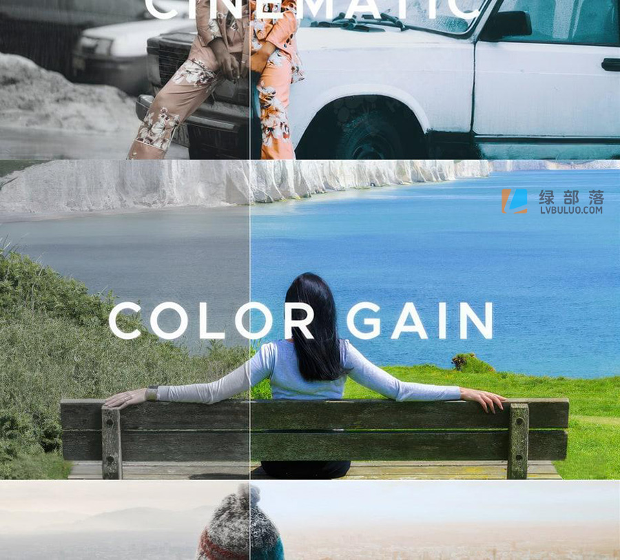 达芬奇预设-510组好莱坞风格电影视频风光空拍摄影调色 LUT Color Presets