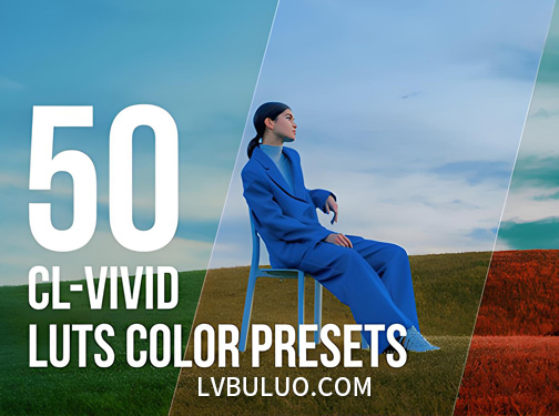 50个鲜艳生动时尚视频调色预设 Pixflow – CL-Vivid Cinematic LUTs
