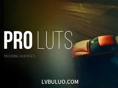 100个专业摄影短视频电影后期制作调色预设 Pro LUTs