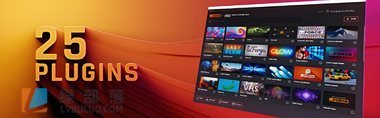 AE/PR插件-扭曲投影信号故障发光色差转场特效 ProductionCrate LaForge Suite V1.4.8 Win