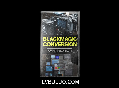 5个Black Magic相机转换REC.709色彩外观调色预设 Tropic Colour – Black Magic Conversion LUTs