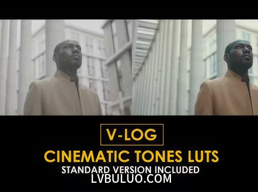 15个时尚梦幻电影Vlog颜色分级调色预设 V-Log Cinematic Tones and Standard Color LUTs