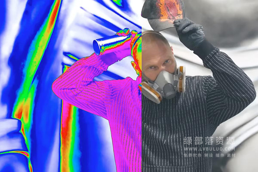 20个创意热成像反差效果调色滤镜LUT预设 Vamify – Thermography Effect LUT Pack