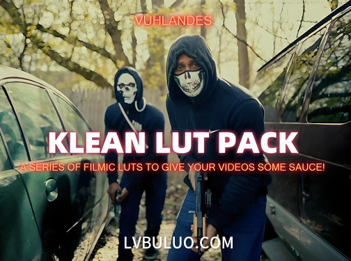 5个复古电影胶片冷暖光环境氛围调色预设 Vuhlandes – Klean LUT Pack