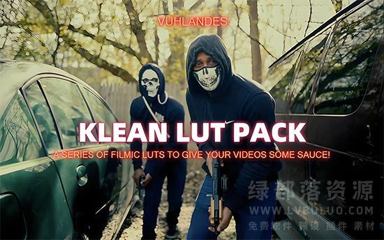 5个复古电影胶片冷暖光环境氛围调色预设 Vuhlandes – Klean LUT Pack