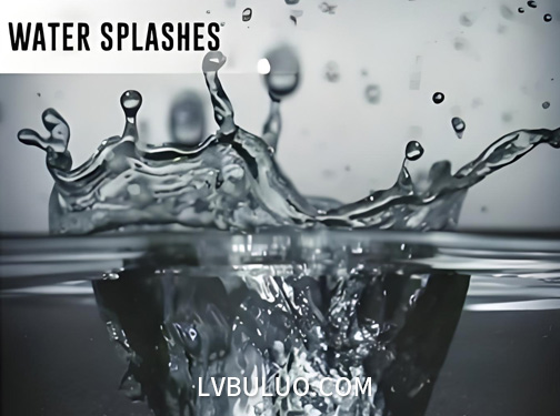 音效素材-75种水花飞溅打水漂无损音效 Water Splashes