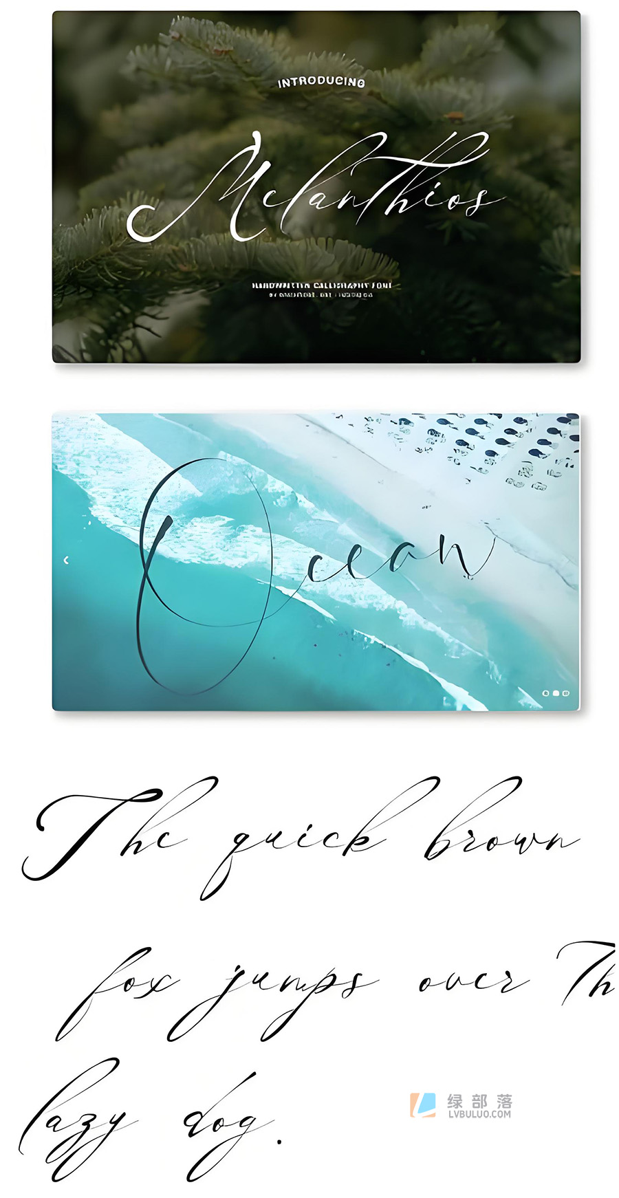 11款美感飘逸的手写英文字体