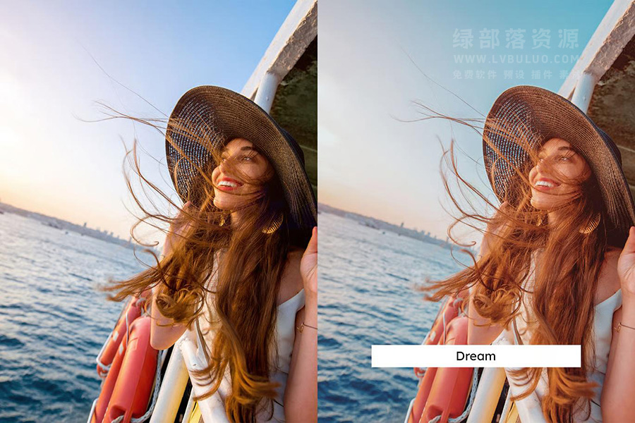 20个海洋邮轮度假风格色彩视频图片调色预设 20 Cruise Vacation Lightroom Presets