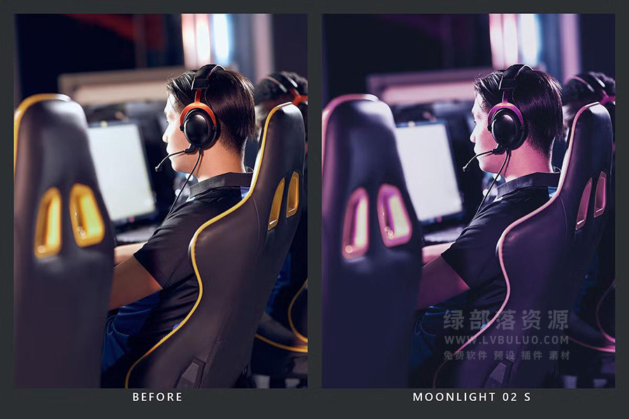 20个城市夜景赛博朋克紫色色调视频图片调色预设 20 Purple Lightroom Presets & LUTs