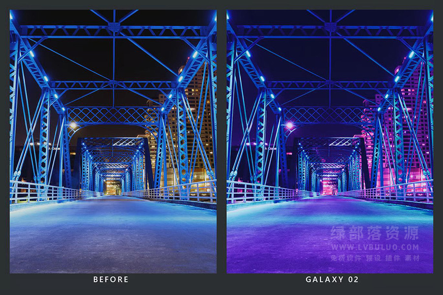 20个都市夜色霓虹灯蒸汽波魔幻色彩视频图片调色预设 20 Vaporwave Neon LR Presets