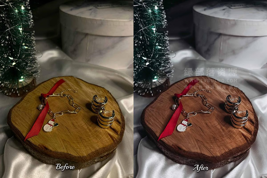 30款璀璨圣诞节日冬季雪景电影感色彩视频图片调色预设 30 Spark LUT Collection