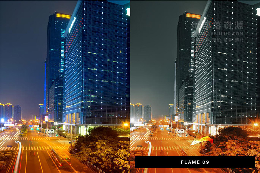 50个赛博朋克城市夜景低饱和视频图片调色预设 50 Desaturated City Lightroom Preset