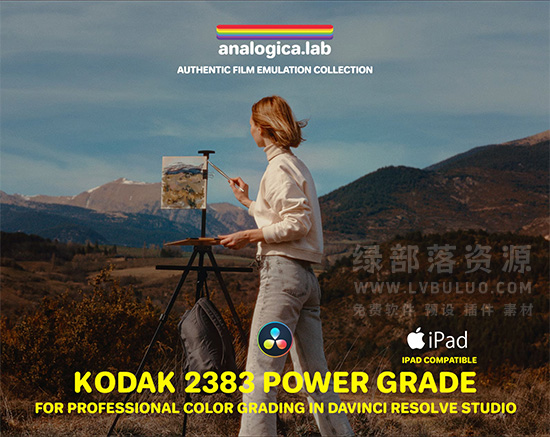 KODAK 2383 柯达胶片复古电影色彩模拟预设+达芬奇PowerGrade节点预设 Analogica Lab – KODAK 2383 PowerGrade
