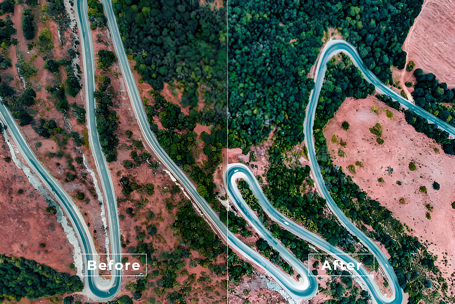 短视频Vlog电影感专业色彩视频图片调色预设第23款 Bangset Cinema Video LUTs Pack 23