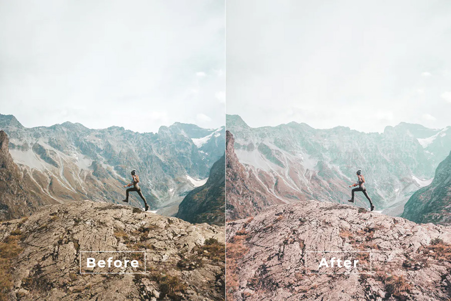 短视频Vlog电影感专业色彩视频图片调色预设第24款 Bangset Cinema Video LUTs Pack 24