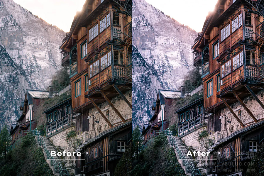 短视频Vlog电影感专业色彩视频图片调色预设第27款 Bangset Cinema Video LUTs Pack 27