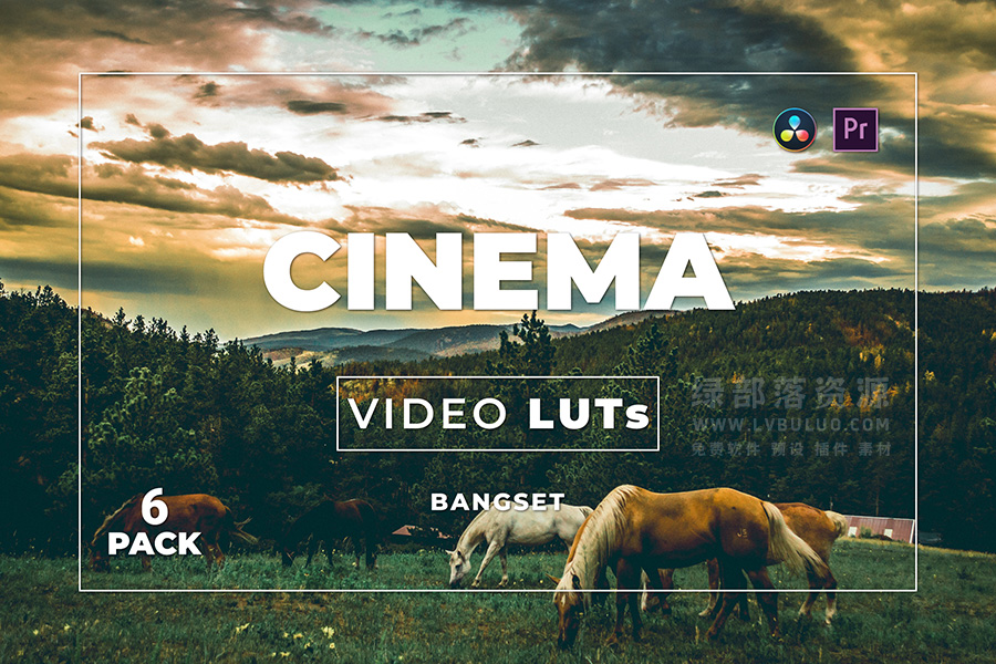 短视频Vlog电影感专业色彩视频图片调色预设合集 1-10期 Bangset Cinema Video LUTs Pack 1-10