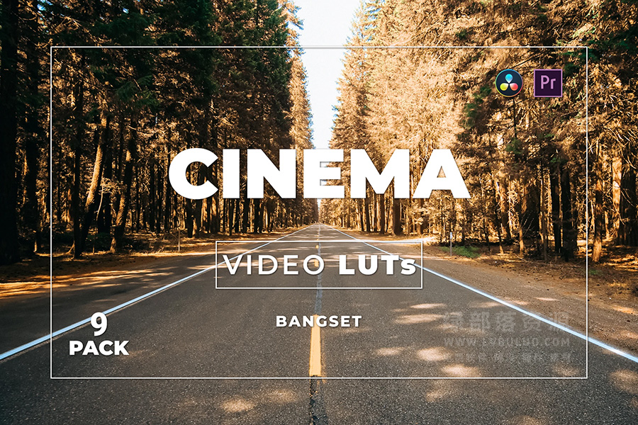 短视频Vlog电影感专业色彩视频图片调色预设合集 1-10期 Bangset Cinema Video LUTs Pack 1-10