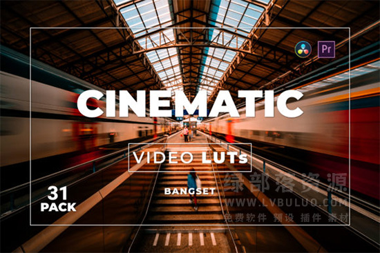 第31款短视频Vlog电影感色彩视频图片调色预设包 Bangset Cinematic Pack 31 Video LUTs