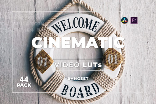 第44款短视频Vlog电影感色彩视频图片调色预设包 Bangset Cinematic Pack 44 Video LUTs