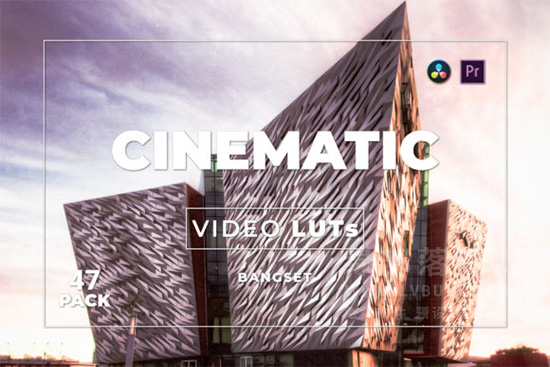 第47款短视频Vlog电影感色彩视频图片调色预设包 Bangset Cinematic Pack 47 Video LUTs