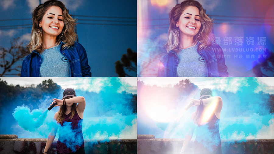 4K视频素材-100个电影漏光闪烁叠加动画效果素材包 Cinematic Light Leaks Pack