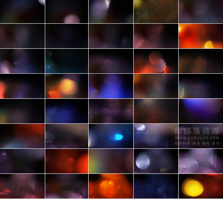 4K视频素材-100个电影漏光闪烁叠加动画效果素材包 Cinematic Light Leaks Pack