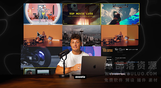 总计3000种PR预设+视频素材+LUTs调色预设+音效合集包 FOUR Editors – Platinum Bundle: Complete All in 1