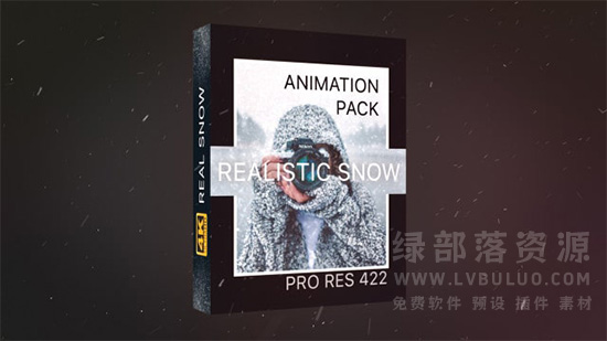 4K视频素材-21个雪花飘散冬季下雪飘雪动画效果 Realistic Snow Effects Pack