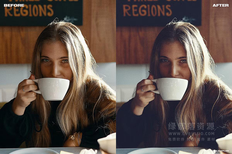 10个复古胶片颜色分级调色预设 Retro Film LUT Presets Photoshop