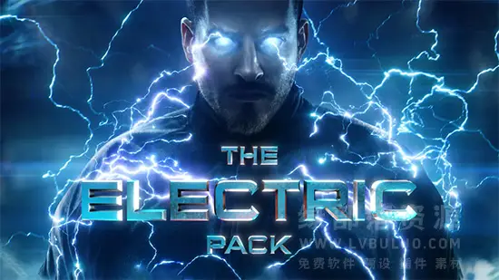 4K视频素材-262个魔法能量电闪雷鸣科幻特效动画 Electric Pack