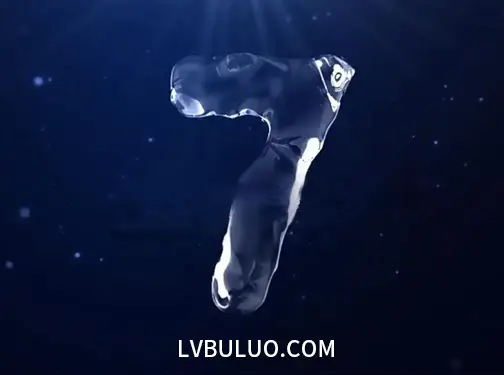 一个很漂亮的透明液体水状态倒计时10秒视频动画素材 Water Countdown