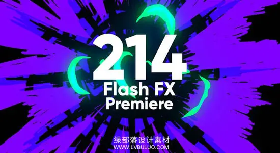 PR模板 214个手绘MG动画魔法能量电流爆炸闪电火花特效 214 Flash Fx Premiere