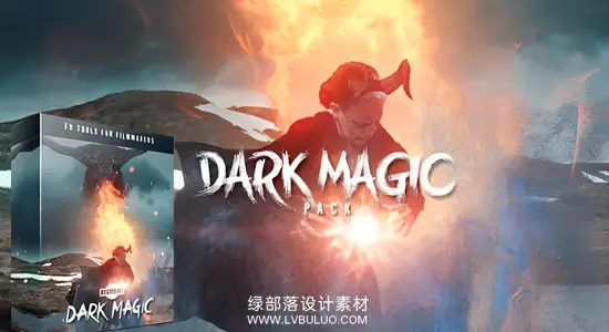 4K视频素材 227个黑暗魔法科幻特效能量冲击碰撞恶龙火焰法术传送门烟雾动画 Dark Magic Pack