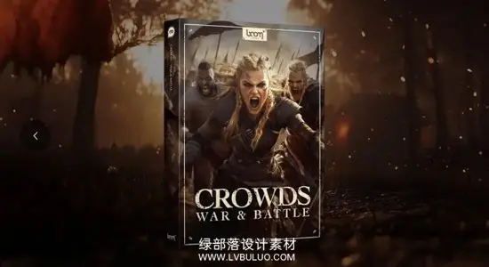 音效素材 3935种人类战斗音效史诗级呐喊嘶吼欢呼呻吟场景无损配乐 Boom Library – Crowds_War Battle
