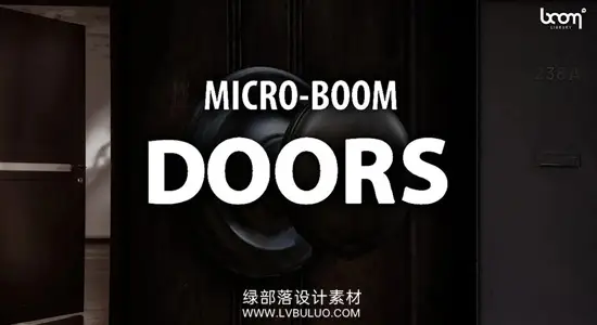 音效素材 2100个开门关门音效砰砰吱吱隆隆声无损素材 Boom Library – Doors