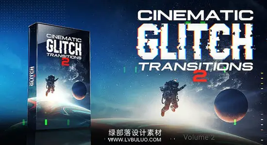 PR模板 63个故障干扰转场电影毛刺视觉特效过渡动画 Cinematic Glitch Transitions Pack