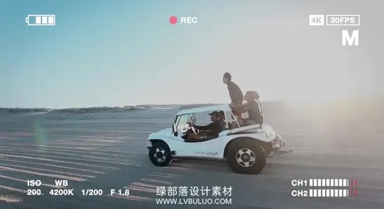 4K视频素材 10组摄像机录制取景框动画记录屏幕界面素材 Recording Screen Pack