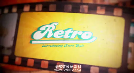 AE模板 复古电影放映机开场镜头片头动画 Retro Film Opener