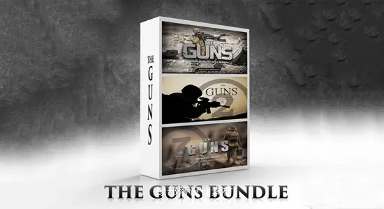 音效素材 625个枪战武器音效装弹上膛射击扫射无损音效 Th Studio Production – The Guns Bundle
