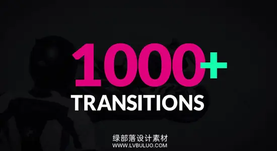 4K视频素材 1000组渐变液体网格灯多类别图形蒙版遮罩过渡转场动画 Transitions Mega Collection Pack