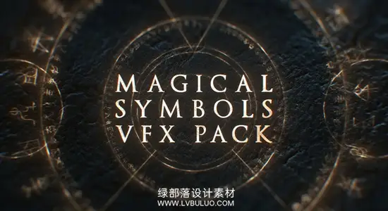 4K视频素材 82个上古卷轴魔法特效科幻印记护盾符咒战斗火花动画 Triune Digital – Magical Symbols VFX Pack